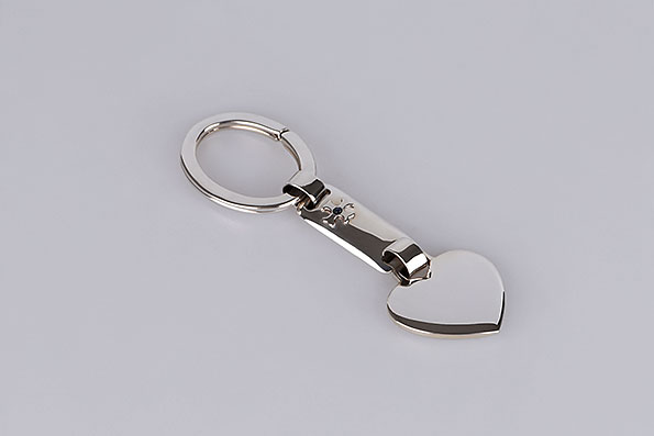 Sillems Schlsselanhnger Herzplatte 925er Sterling Silber