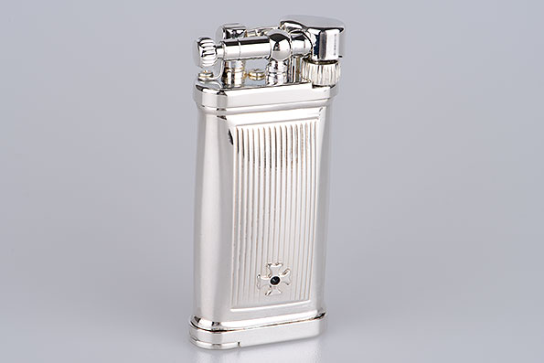 Sillems 1185 Pipe Lighter Old Boy Sterling Silver - Stripes Sillems 1185 Pipe Lighter Old Boy Sterling Silver - Stripes