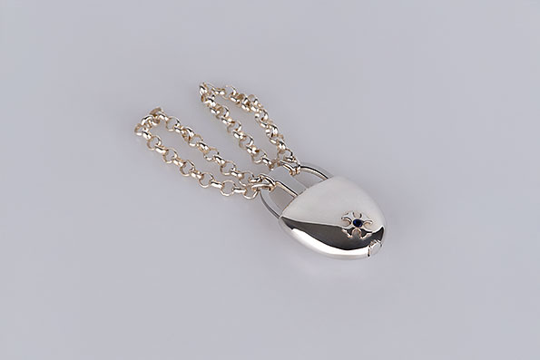 Sillem´s Spring Clasp Blazon 925er Sterling Silver Sillem´s Spring Clasp Blazon 925er Sterling Silver