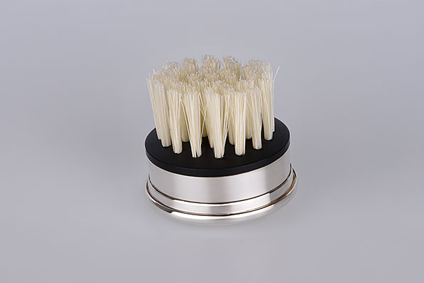 Sillems Brste mit Box fr Talkumpuder 925er Sterling Silber