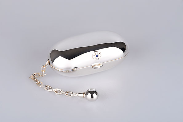 Sillem's Schlsseletui 925er Sterling Silber
