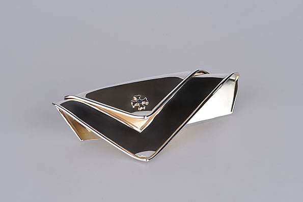 Sillem´s Einstecktuch für Sakkos 925er Sterling Silber Sillem´s Einstecktuch für Sakkos 925er Sterling Silber