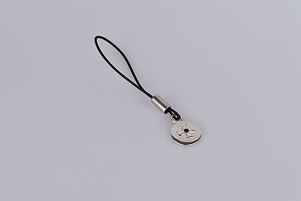 Sillems Anhnger runde Platte mit Kreuz 925er Sterling Silber