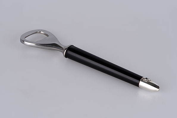 Sillem's Flaschenffner schwarz 925er Sterling Silber