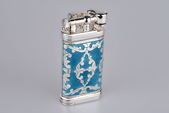 Sillem's 1988AZ Pipe Lighter Old Boy LEA 1 Face Azur Sillem's 1988AZ Pipe Lighter Old Boy LEA 1 Face Azur