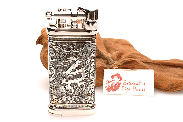 Sillems 1989PUR Pipe Lighter Old Boy Dragon Puro