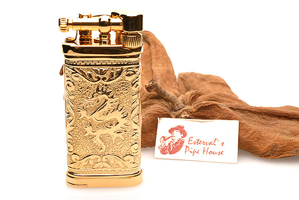 Sillems 1989PCH Pipe Lighter Old Boy LEA Gold Dragon Sillems 1989PCH Pipe Lighter Old Boy LEA Gold Dragon