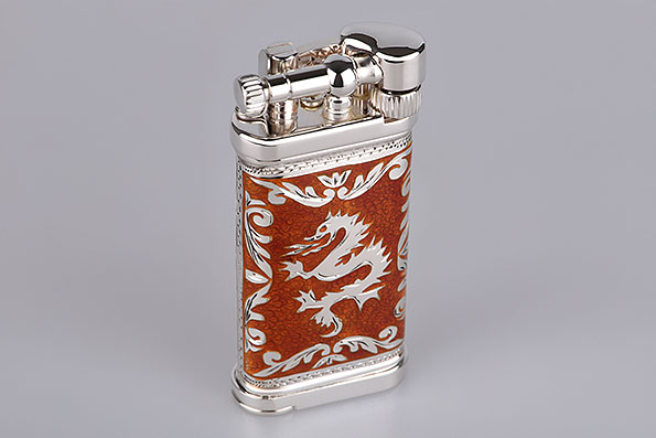 Sillem's 1989R Pipe Lighter Old Boy LEA 1 Face Dragon red Sillem's 1989R Pipe Lighter Old Boy LEA 1 Face Dragon red