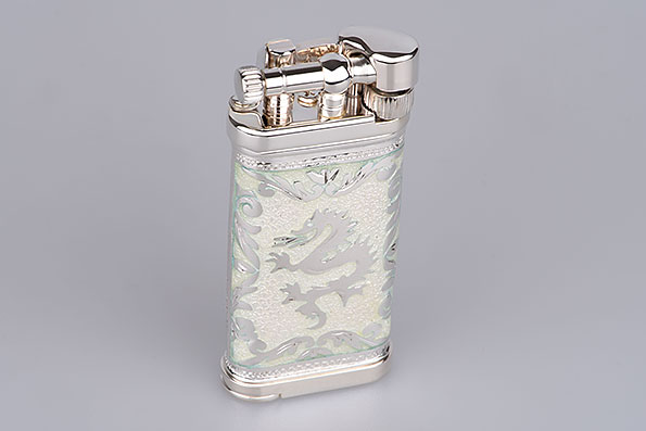 Sillem's 1991P Pipe Lighter Old Boy LEA 2 Face Dragon Pearl Sillem's 1991P Pipe Lighter Old Boy LEA 2 Face Dragon Pearl