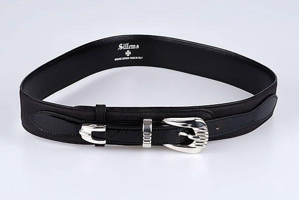Sillem´s Leather Belt Black Size S (75) Calf Leather Sillem´s Leather Belt Black Size S (75) Calf Leather