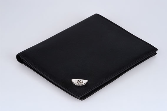Sillem's Card Holder Calfskin with 925 Sterling Silver Sillem's Card Holder Calfskin with 925 Sterling Silver