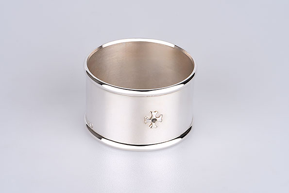 Sillem's round Napkin Ring 4,5 cm silverplated Sillem's round Napkin Ring 4,5 cm silverplated