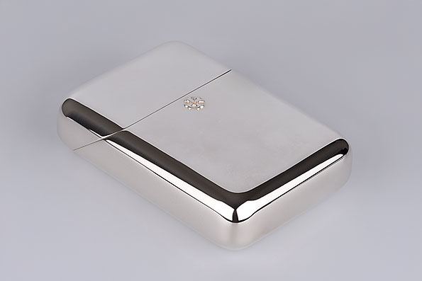 Sillems Etui fr 20 Zigaretten versilbert