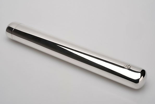 Sillem´s Zigarrenetui für 1 Zigarre 19cm versilbert Sillem´s Zigarrenetui für 1 Zigarre 19cm versilbert