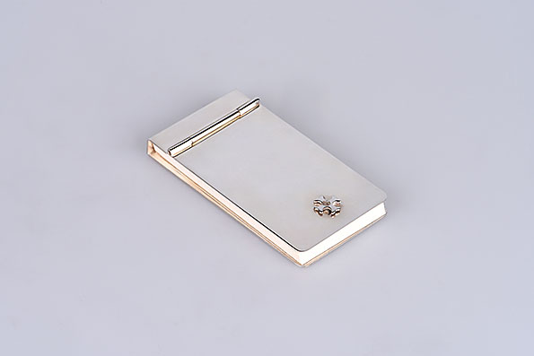 Sillem´s Notepad 6,0 cm x 3,0 cm silverplated Sillem´s Notepad 6,0 cm x 3,0 cm silverplated