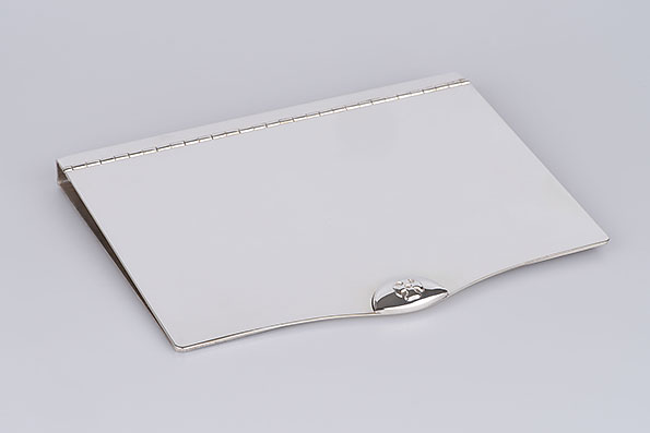 Sillems Tischschreibblock 15,0 cm x 11,5 cm versilbert