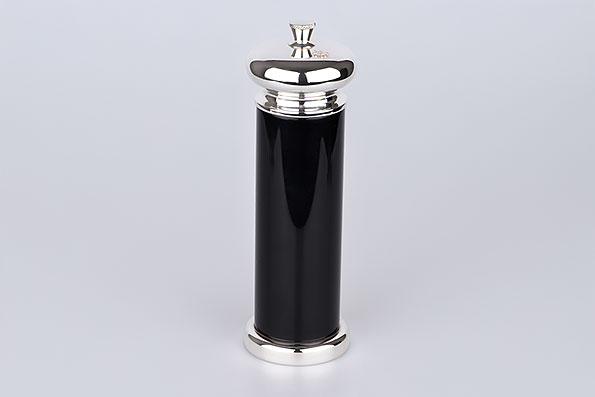 Sillem's Large Pepper Mill with Bakelite Silverplated Sillem's Large Pepper Mill with Bakelite Silverplated