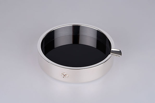 Sillem's ashtray for cigarettes silverplated Sillem's ashtray for cigarettes silverplated