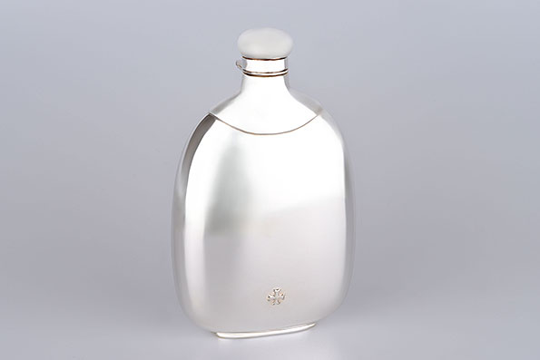 Sillems Hip-Flask silverplated