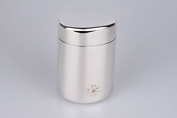 Sillem's Tamponbox versilbert