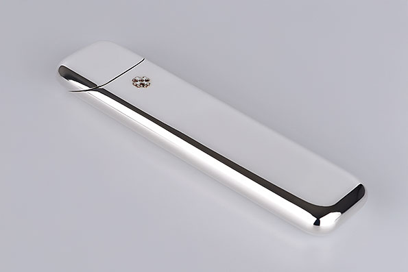 Sillem´s Etui für 3 Zigarillos (Panatella) versilbert