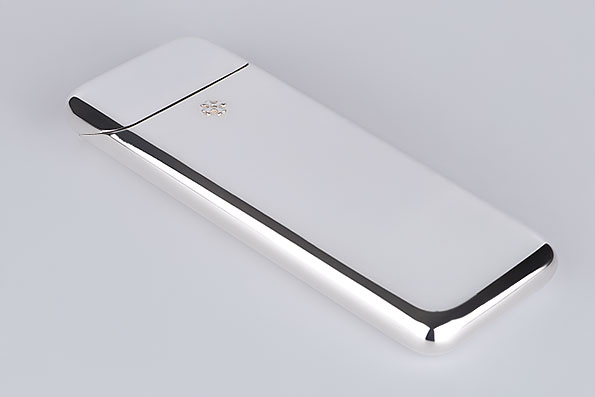 Sillem´s Case for 5 Cigarillos (Panatella) silverplated Sillem´s Case for 5 Cigarillos (Panatella) silverplated