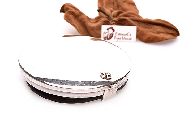 Sillem's Tabatiere 925er Sterling Silber rund gebraucht Sillem's Tabatiere 925er Sterling Silber rund gebraucht
