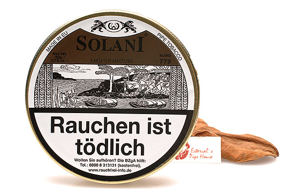 Solani English Mixture (Gold Blend) 779 Pipe tobacco 50g Tin  Solani English Mixture (Gold Blend) 779 Pipe tobacco 50g Tin