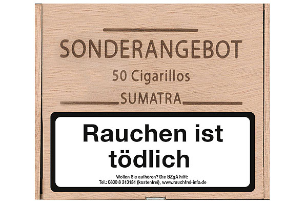 Sonderangebot Mini Sumatra 50 Zigarillos