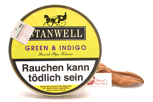 Stanwell Green & Indigo (Kir & Apple) Pipe tobacco 50g Tin Stanwell Green & Indigo (Kir & Apple) Pipe tobacco 50g Tin