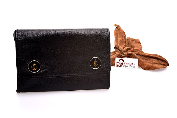No Name Tabakbeutel Schwarz Leder - gebraucht No Name Tabakbeutel Schwarz Leder - gebraucht