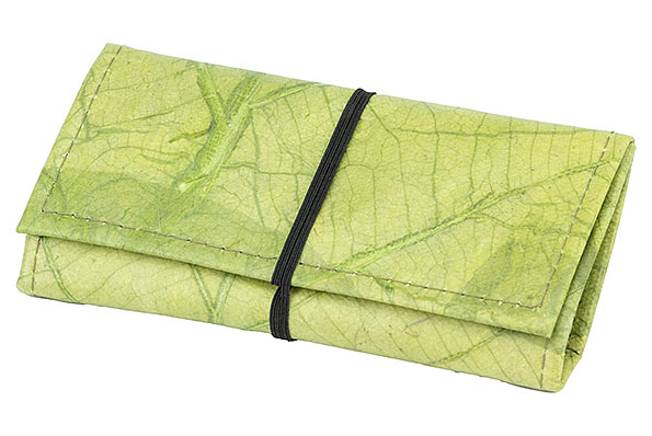 Tortuga verde Teak Leaves Green Tobacco Pouch