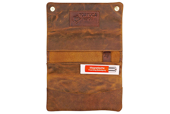Tortuga verde Leather Brown Tobacco Pouch Tortuga verde Leather Brown Tobacco Pouch