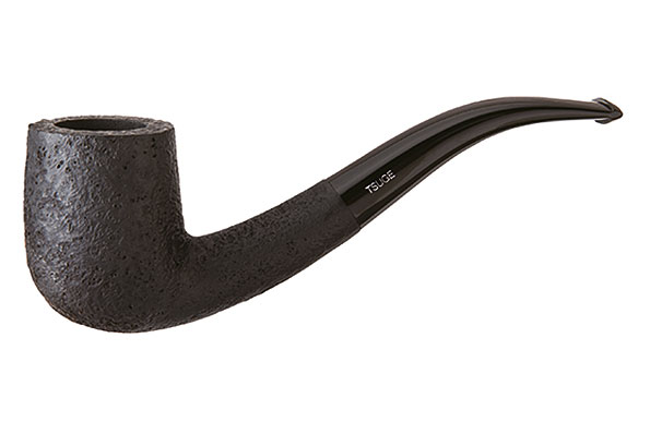 Tsuge Tasting Pipe 21mm Sandblast Bent Loose Cut oF Tsuge Tasting Pipe 21mm Sandblast Bent Loose Cut oF