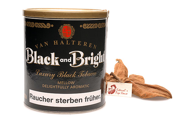 Van Halteren Black and Bright Pipe tobacco 200g Tin