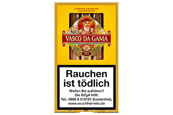Vasco da Gama Capa de Oro (Corona) 25 Zigarren