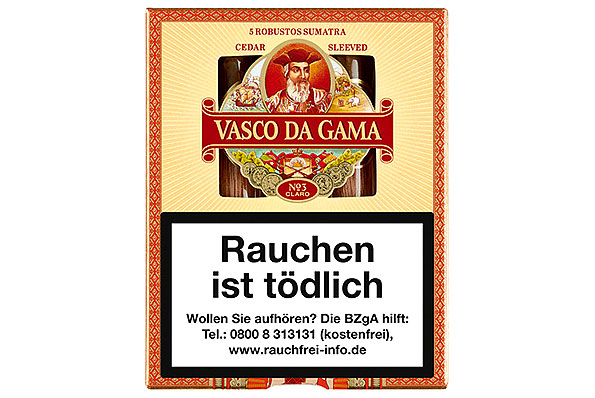 Vasco da Gama Robusto Sumatra (Robusto) 5 Cigars