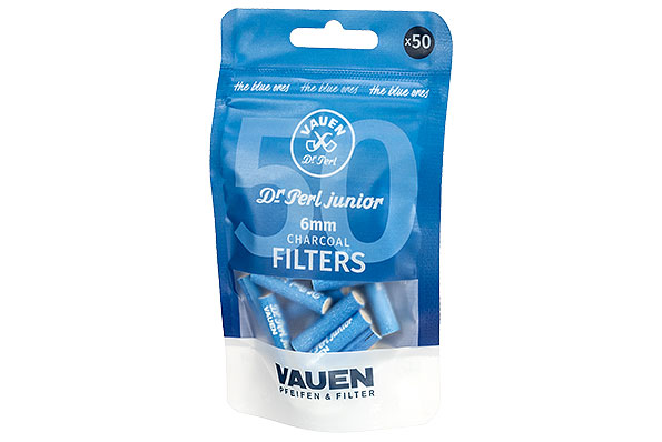 VAUEN Dr. Perl Junior Blue Ones Aktivkohlefilter 6mm (50 Filter) VAUEN Dr. Perl Junior Blue Ones Aktivkohlefilter 6mm (50 Filter)