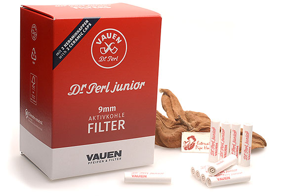 VAUEN Dr. Perl Jumax Activated Carbon Filter 9mm (180 Filter) VAUEN Dr. Perl Jumax Activated Carbon Filter 9mm (180 Filter)