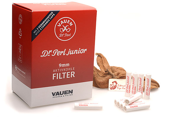 VAUEN Dr. Perl Jumax Aktivkohlefilter 9mm (180 Filter)