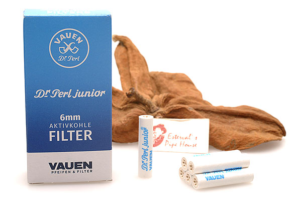 VAUEN Dr. Perl Junior Aktivkohlefilter 6mm (30 Filter) VAUEN Dr. Perl Junior Aktivkohlefilter 6mm (30 Filter)