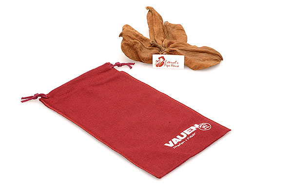 VAUEN Cotton Pipe Pouch Red  VAUEN Cotton Pipe Pouch Red