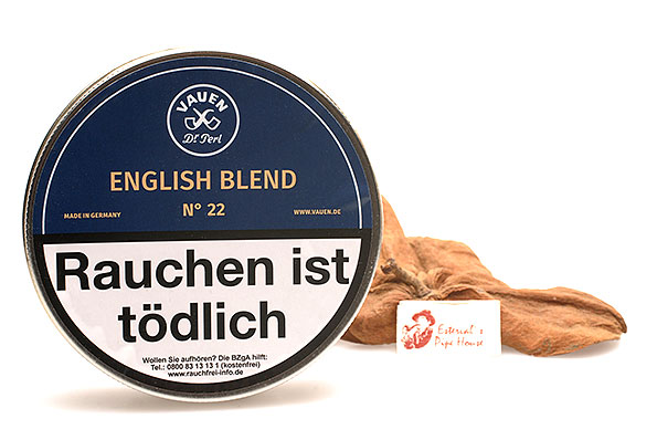 Vauen No 22 English Blend & Vanilla Pipe tobacco 50g Tin Vauen No 22 English Blend & Vanilla Pipe tobacco 50g Tin
