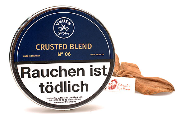 Vauen No 06 Crusted Blend Pipe tobacco 50g Tin Vauen No 06 Crusted Blend Pipe tobacco 50g Tin
