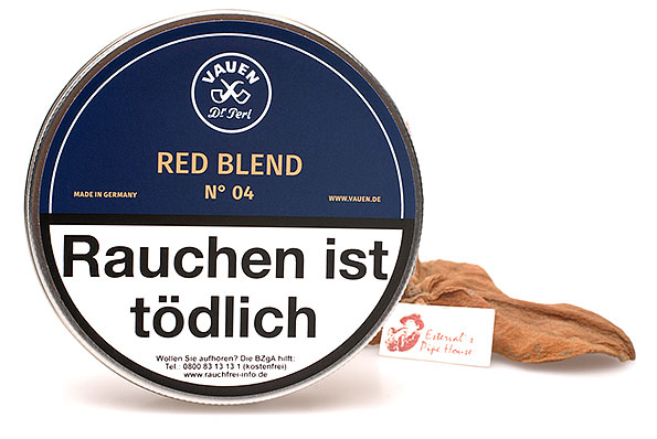 Vauen No 04 Red Blend Pipe tobacco 50g Tin Vauen No 04 Red Blend Pipe tobacco 50g Tin