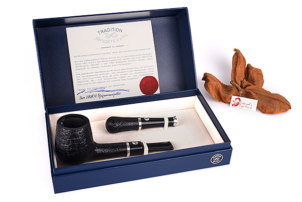 VAUEN Tradition Bruyere Extra 075 Sandblast 9mm Filter  VAUEN Tradition Bruyere Extra 075 Sandblast 9mm Filter