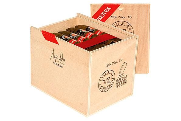 Villa Zamorano Reserva No. 15 (Figurado) 25 Cigars  Villa Zamorano Reserva No. 15 (Figurado) 25 Cigars