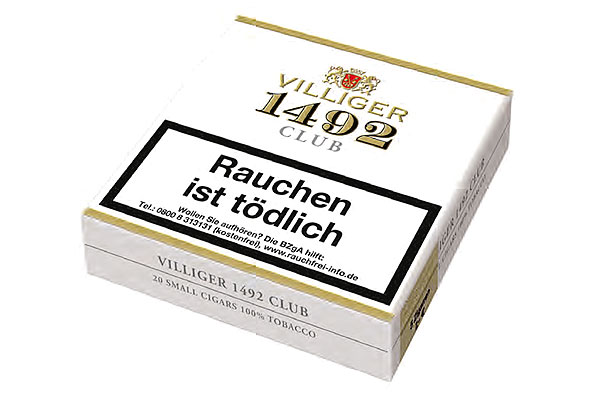 Villiger 1492 Club 20 Cigarillos  Villiger 1492 Club 20 Cigarillos
