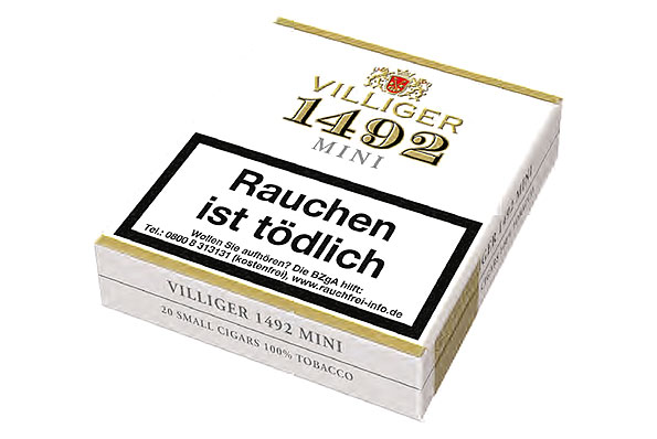 Villiger 1492 Mini 20 Zigarillos  Villiger 1492 Mini 20 Zigarillos