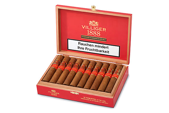 Villiger 1888 Torpedo (Torpedo) 20 Zigarren Villiger 1888 Torpedo (Torpedo) 20 Zigarren